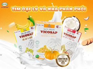 BÁNH DINH DƯỠNG DỪA SÁP VICOSAP TÌM ĐẠI LÝ & NHÀ PHÂN PHỐI